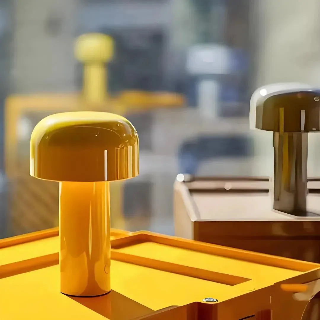 Lampe style italien jaune