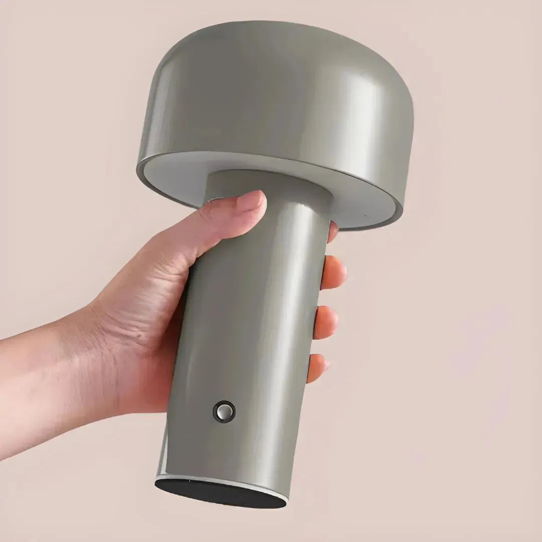 Lampe tactile grise