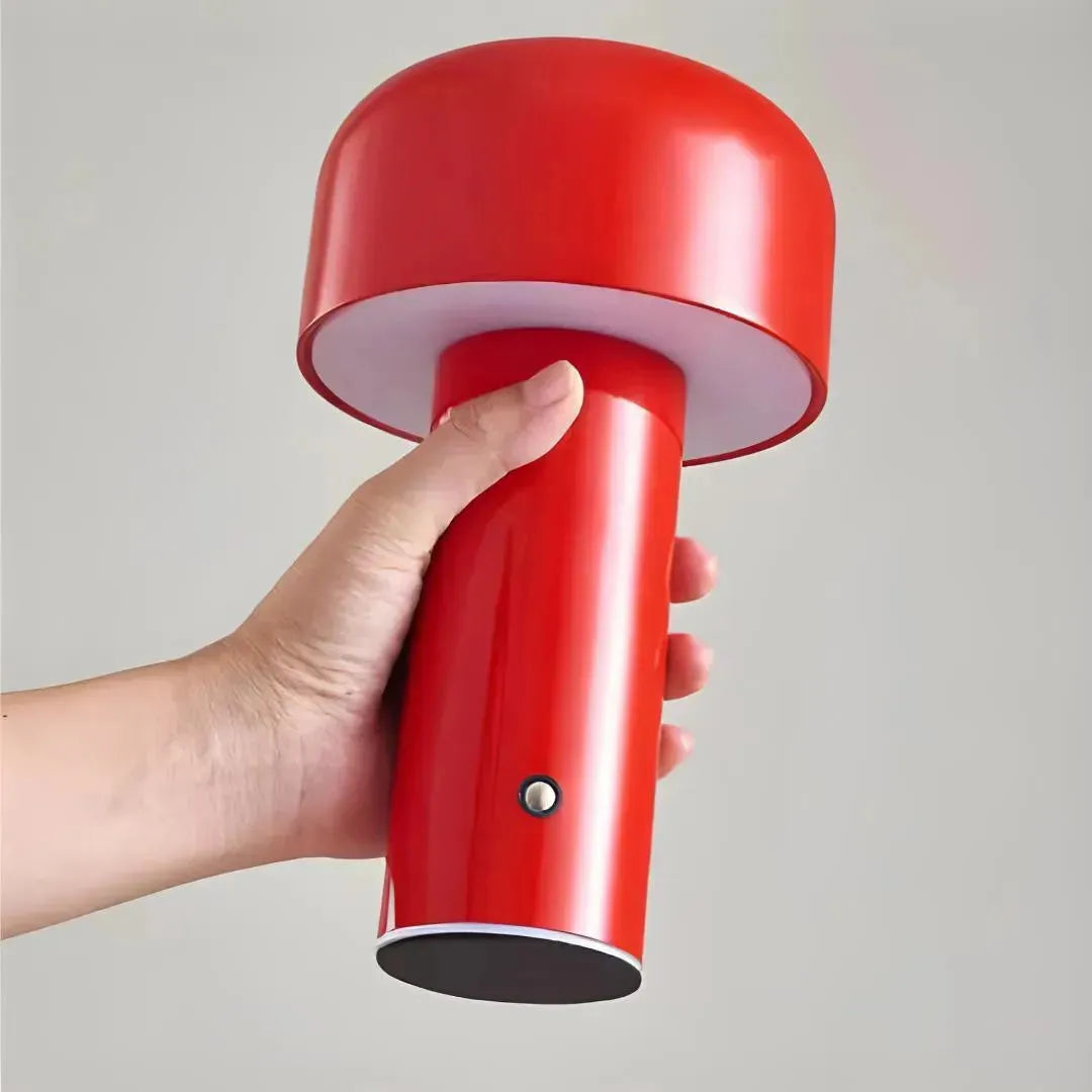 Lampe style italien rouge