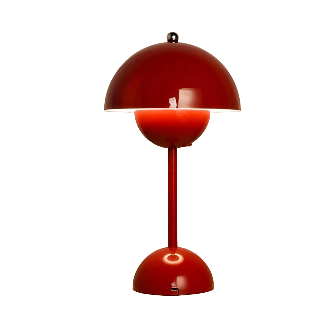 lampe flowerpot rouge sans fond