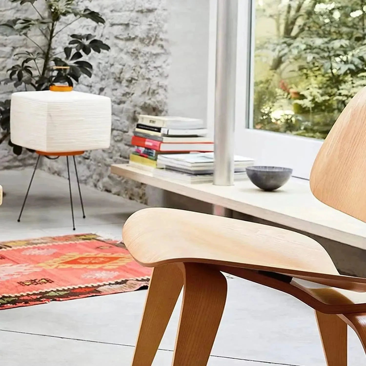 Lampe Design Japonais esthétique en Papier en pleine journée
