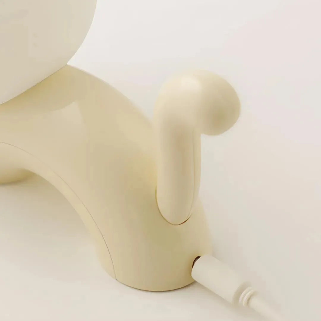 arrière et branchement de veilleuse chat en silicone et abs