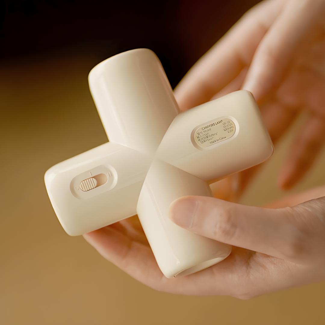 vue du dessous de la lampe flamme avec interrupteur et mode d'allumage