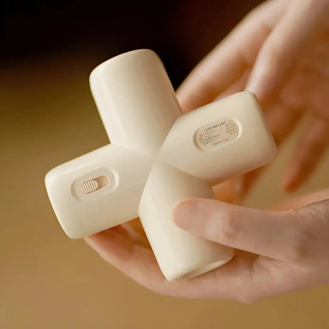 vue du dessous de la lampe flamme avec interrupteur et mode d'allumage