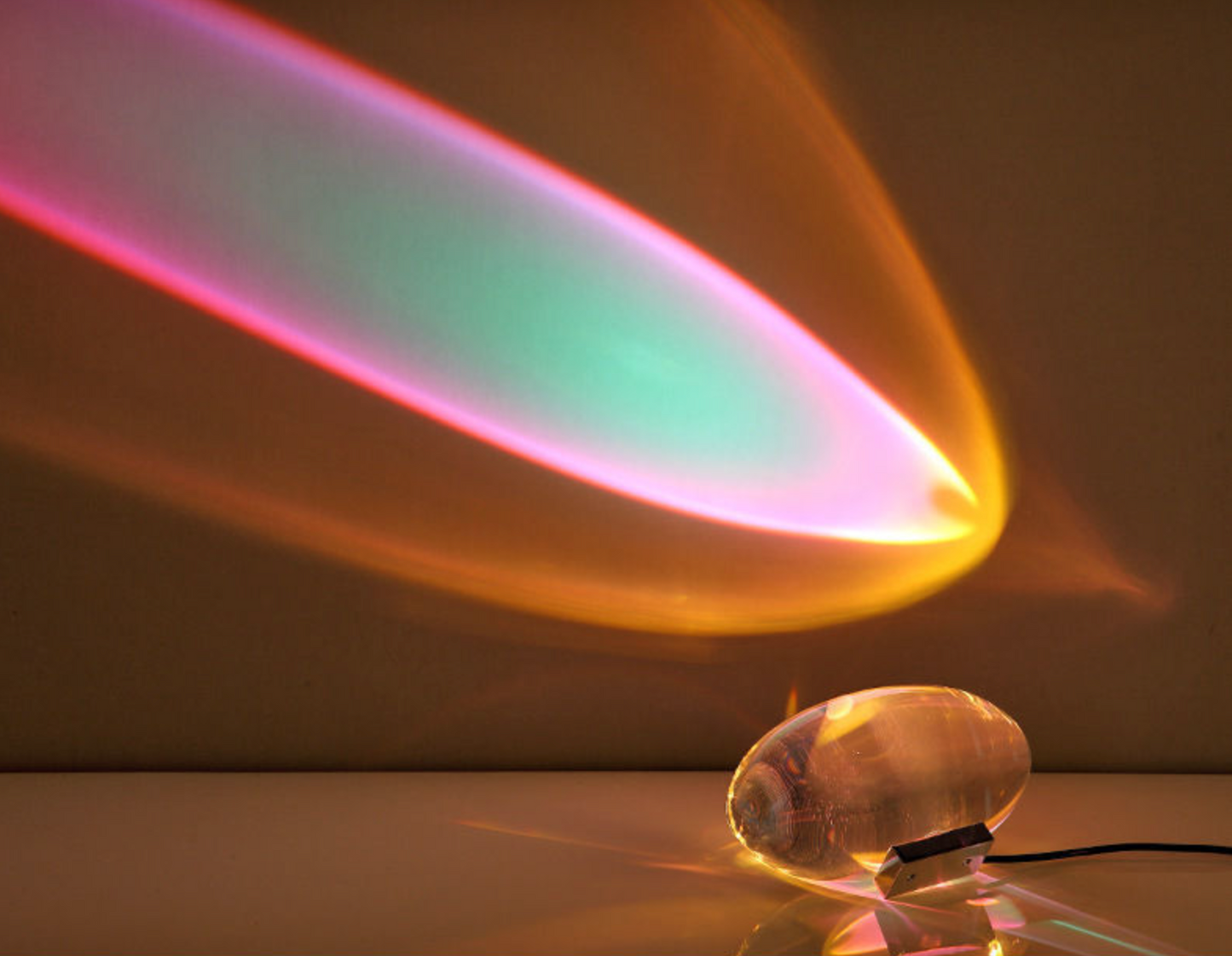 lampe italienne à projection de biais couleur arc en ciel