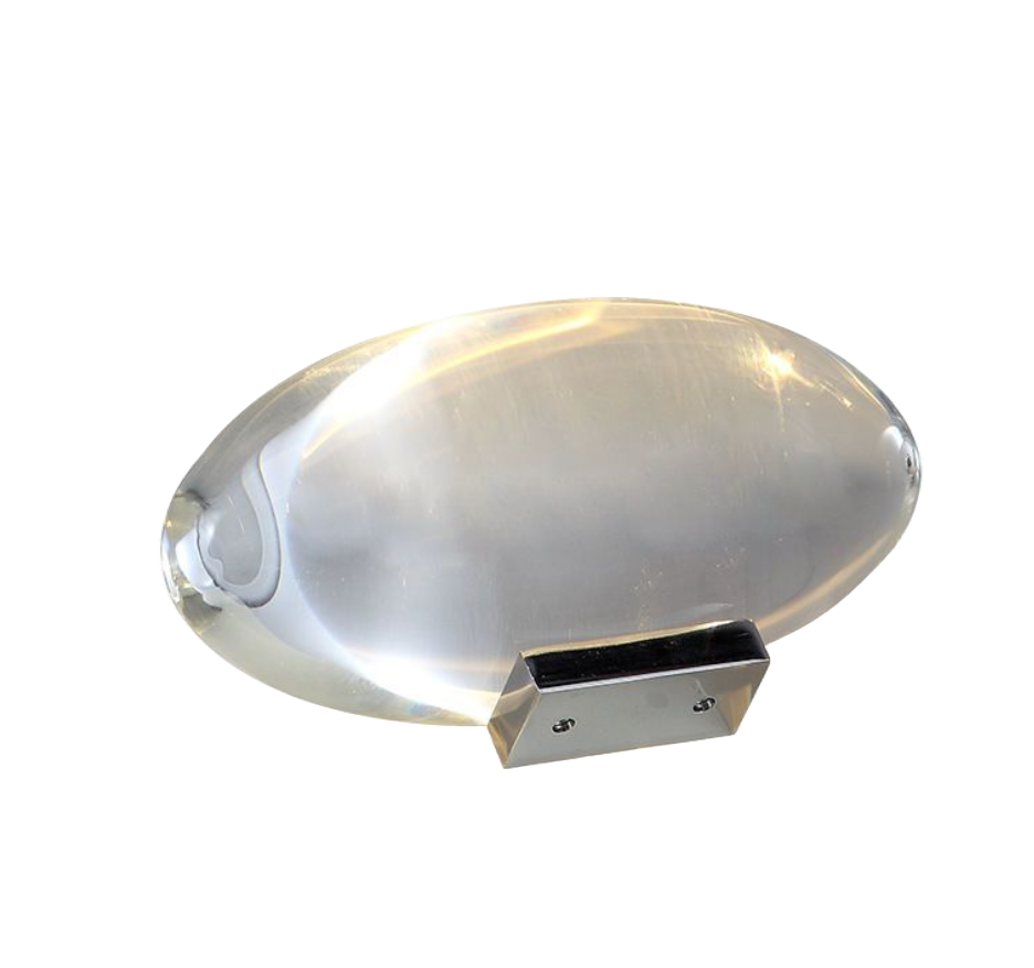 lampe italienne en verre à projection sans fond
