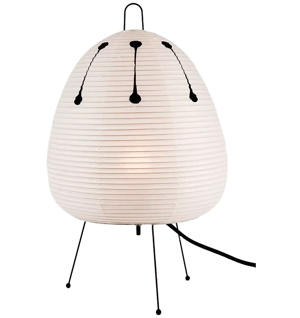 lampe en papier akari noguchi 1AD  à motif sans fond