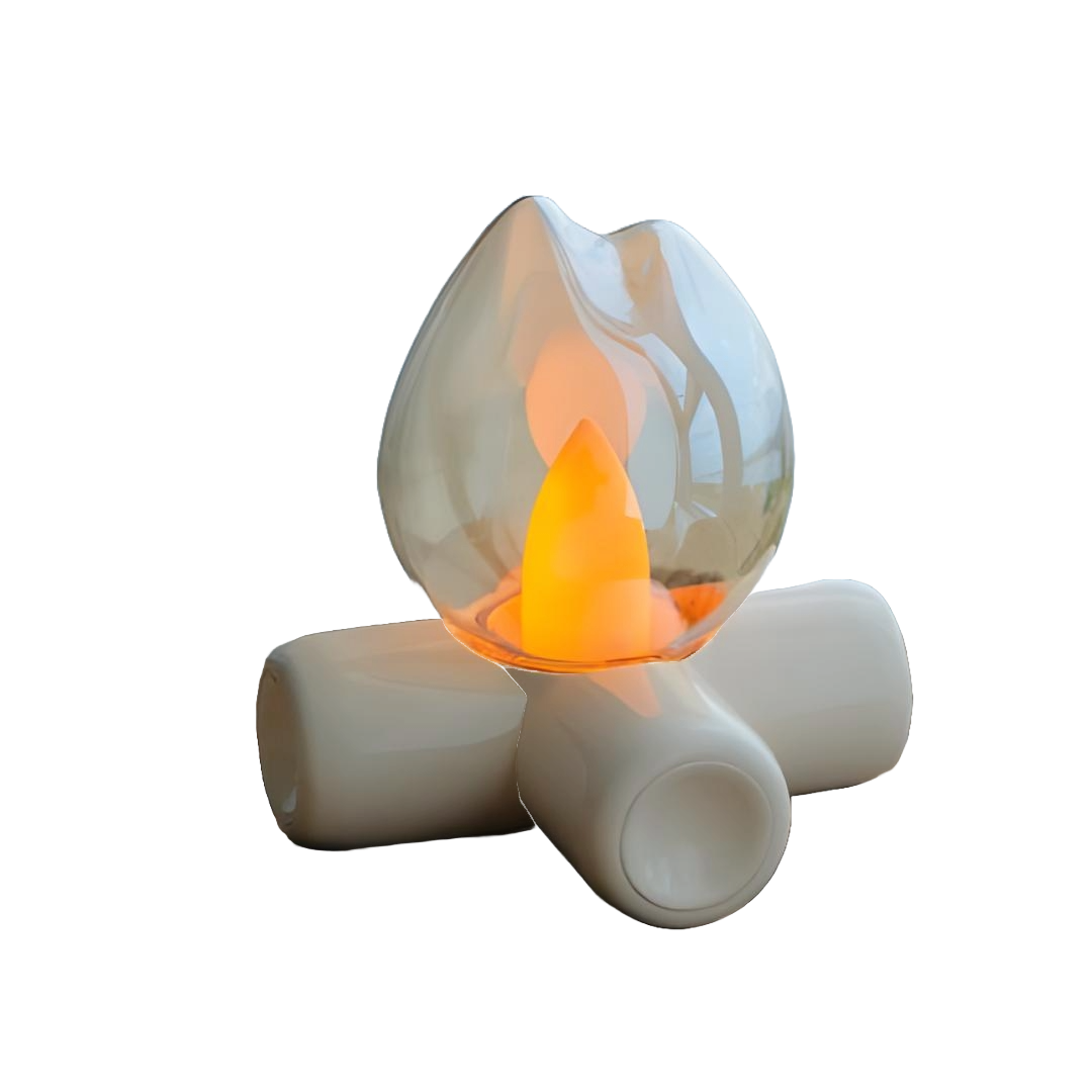 lampe flamme sans fond
