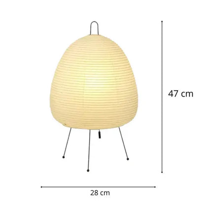 informations taille lampe en papier paper moon akari noguchi 1A