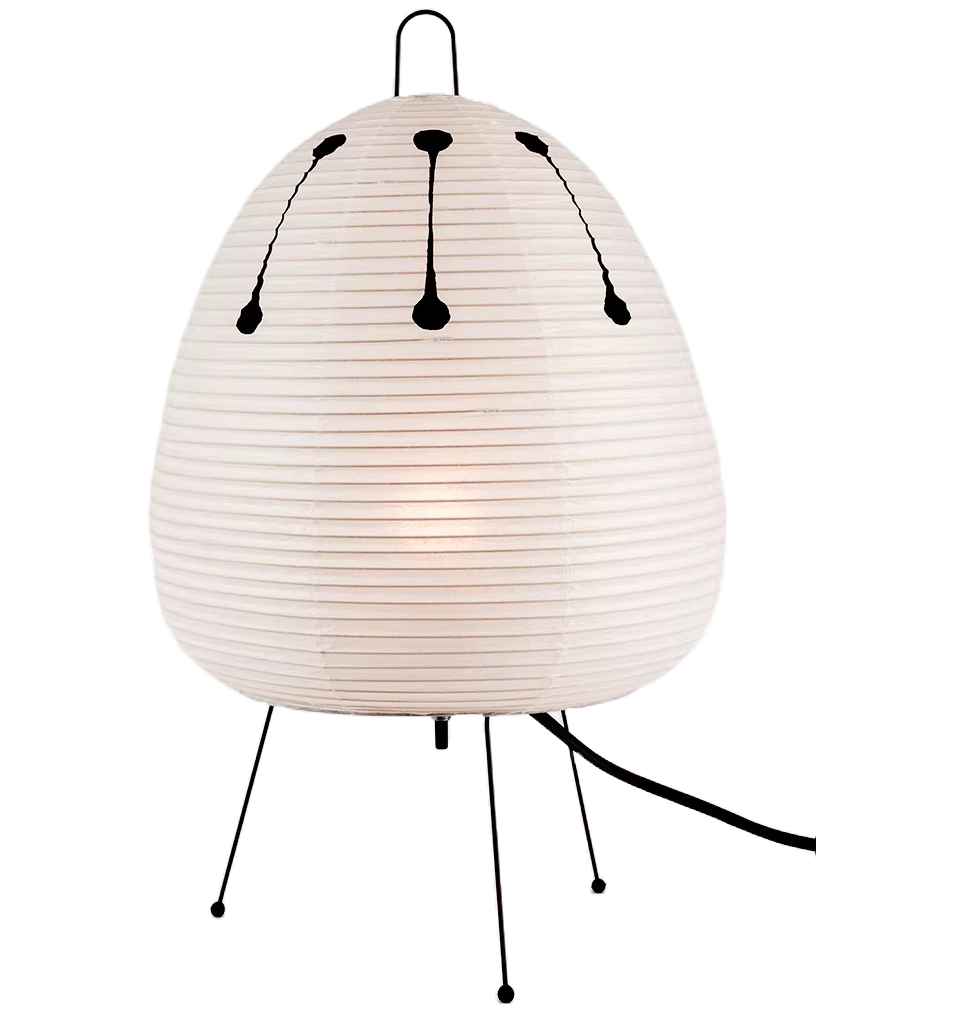 lampe en papier akari noguchi 1AD  à motif sans fond