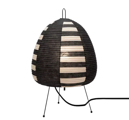 lampe en papier akari noguchi 1AS couleur noir sans fond