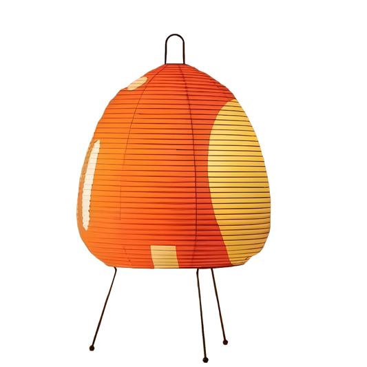 lampe en papier akari noguchi 1AT couleur orange sans fond