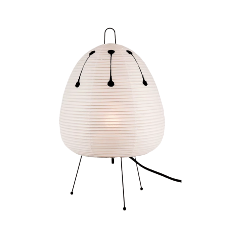 lampe en papier akari noguchi 1AD à motif sans fond, plus petit et plus centré