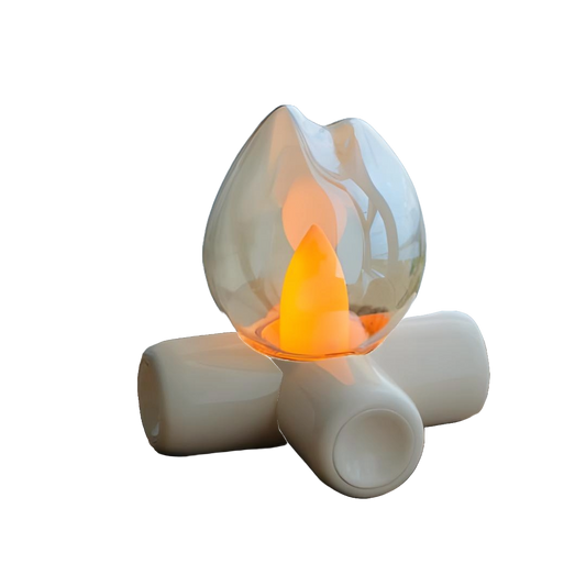 lampe flamme sans fond