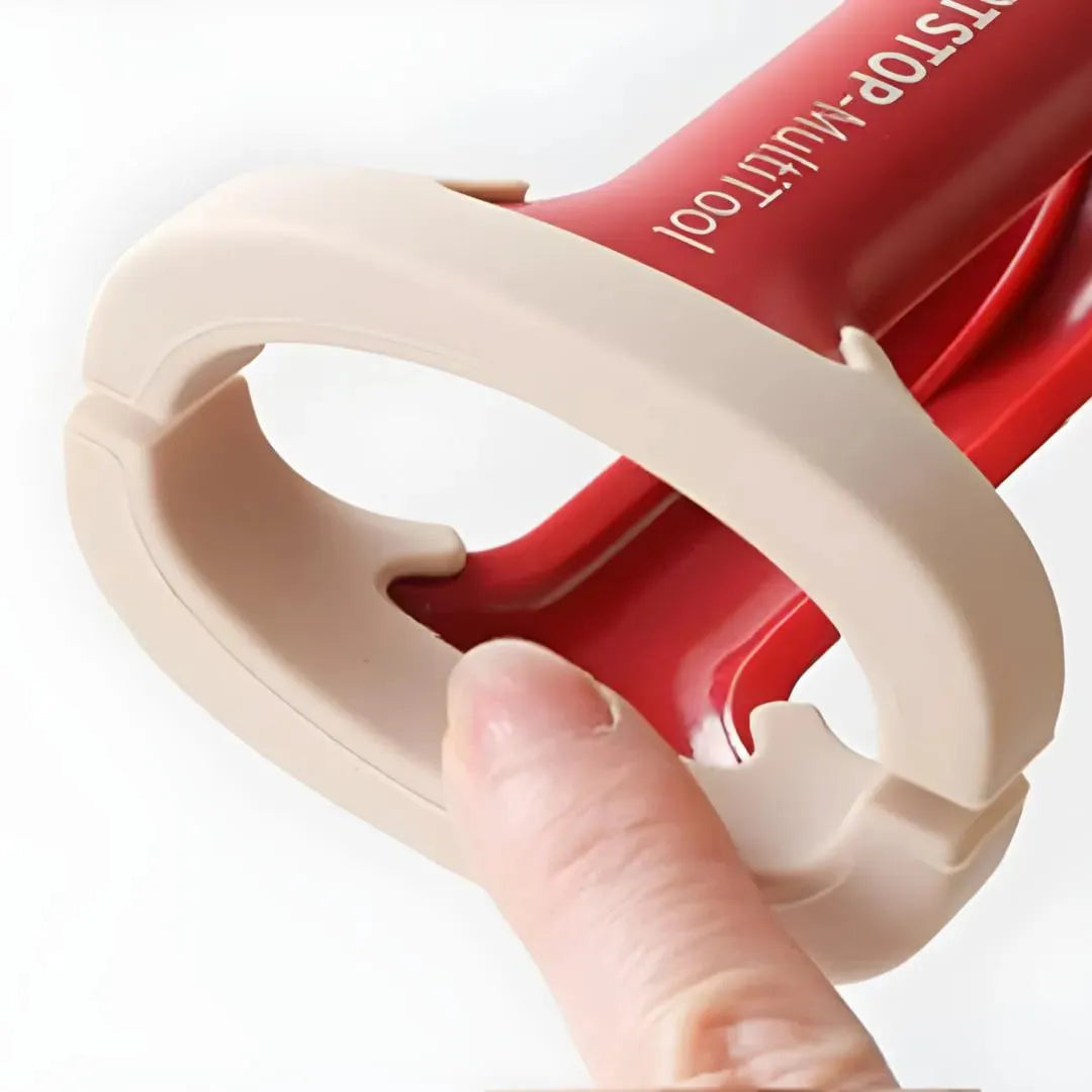 Zoom sur la base antidérapante en silicone du HotStop Multi Tool pour une prise sécurisée sur les surfaces chaudes