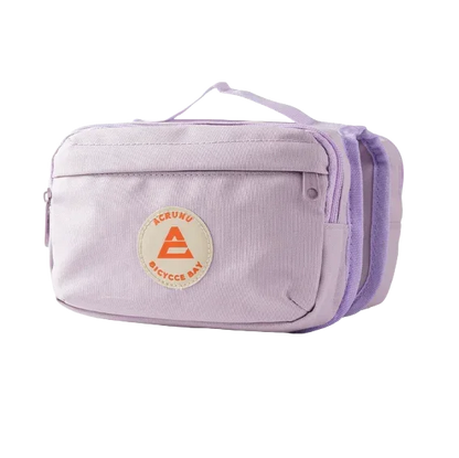 Sac de cadre vélo rose mauve – élégant et coloré, image sur fond transparent