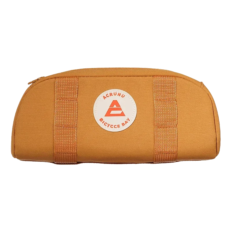 Sac de guidon vélo orange vif – sacoche de rangement robuste et colorée