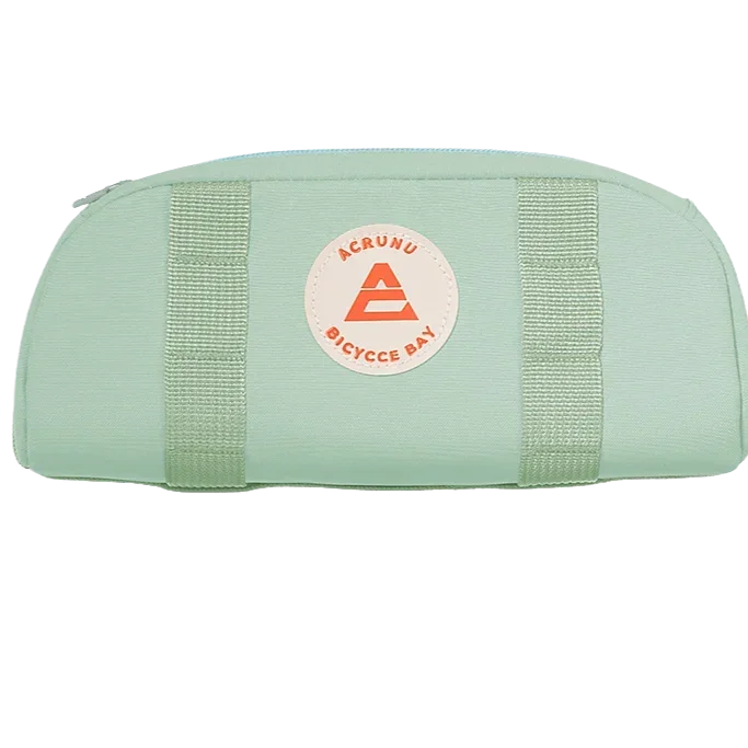 Sac pour guidon de vélo vert pastel – sacoche légère avec attaches solides