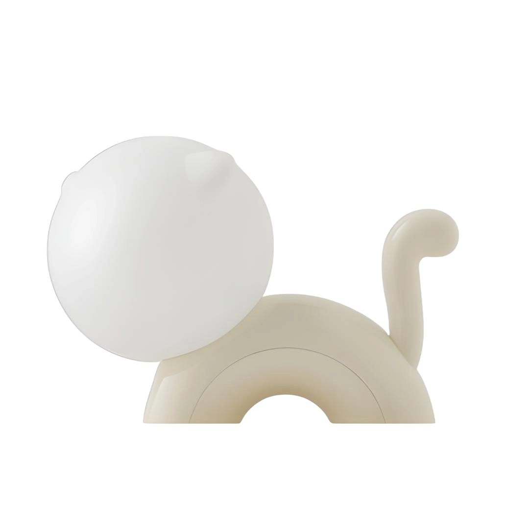veilleuse chat en silicone et abs sans fond