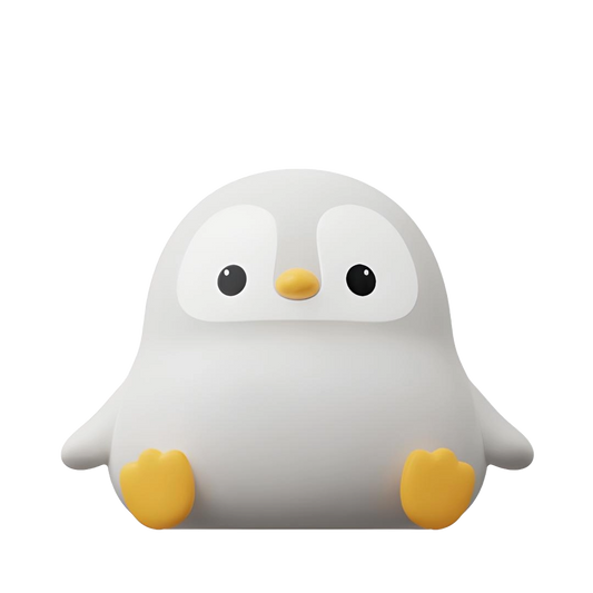 veilleuse originale en forme de pingouin sans fond et détouré