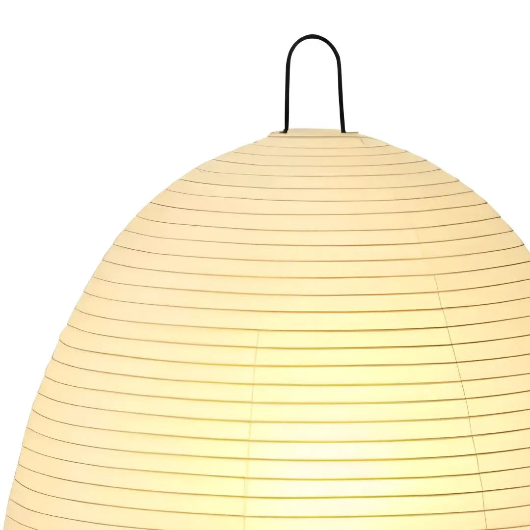 zoom tête paper moon lampe en papier akari noguchi 1A